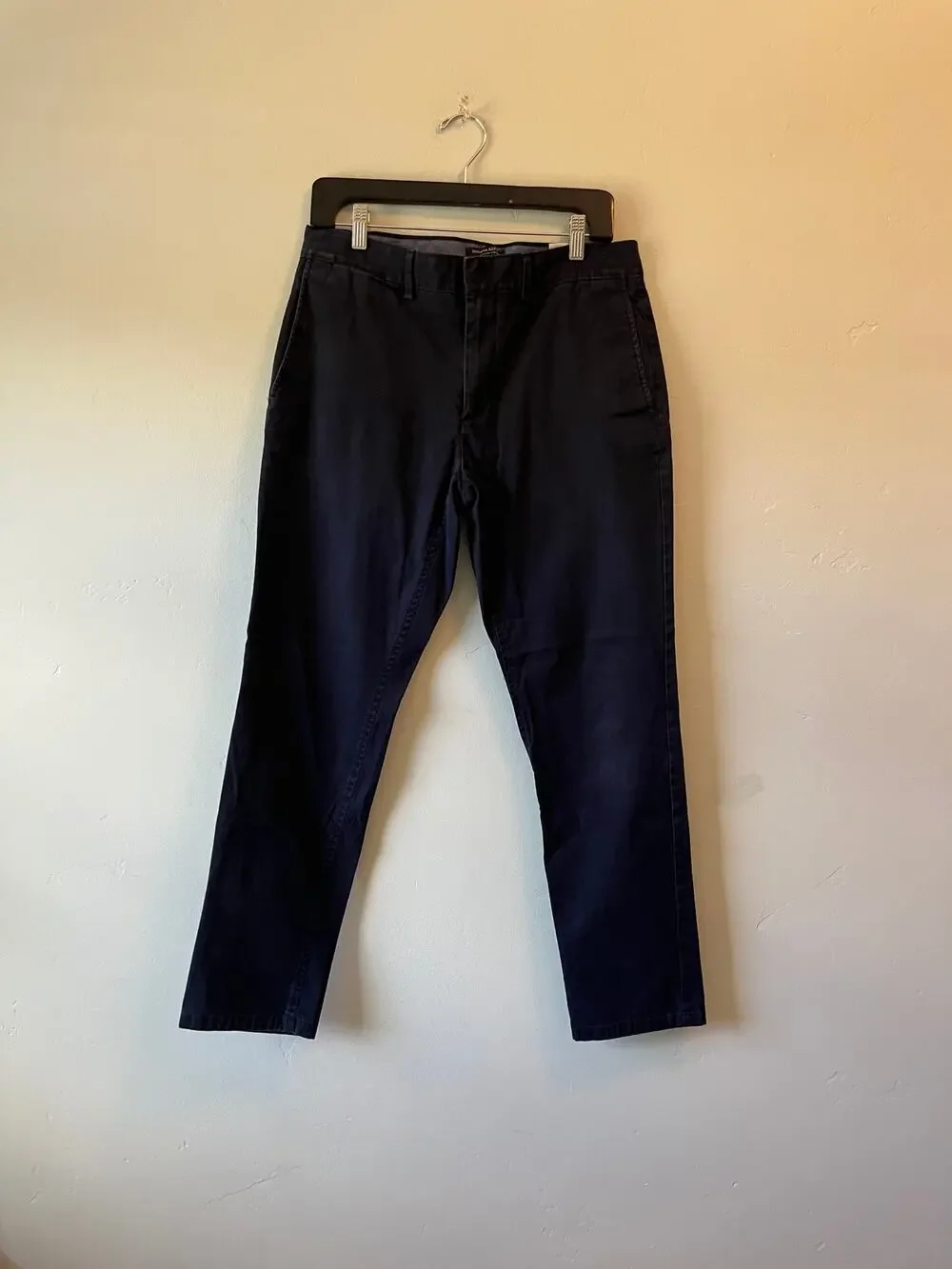 Men's Banana Republic Navy Fulton Chino Slacks